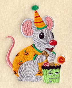 Mouse in Halloween Pajamas