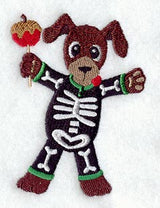 Puppy in Halloween Pajamas