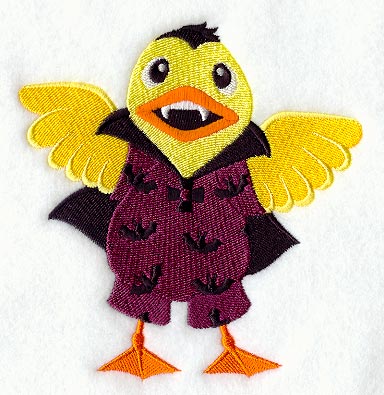 Duck in Halloween Pajamas
