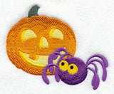 Jack-o-Lantern and Spider