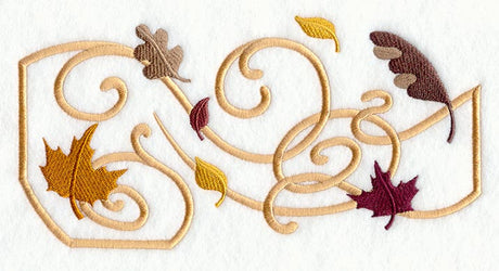 Twirling Leaf Rectangle