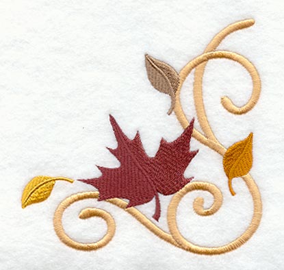 Twirling Leaf Corner