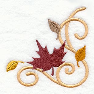 Twirling Leaf Corner