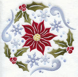 Winter Poinsettia Circle