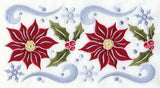 Winter Poinsettia Rectangle