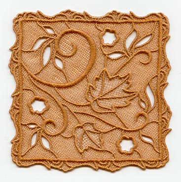 Autumn Leaf Square (Lace)