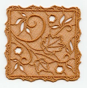 Autumn Leaf Square (Lace)