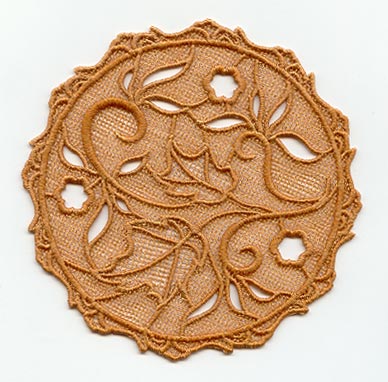 Autumn Leaf Circle (Lace)
