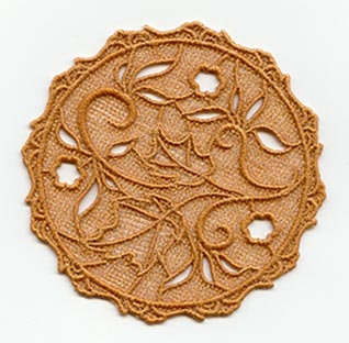 Autumn Leaf Circle (Lace)
