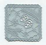 Snowflakes and Pine Cones Square (Lace)