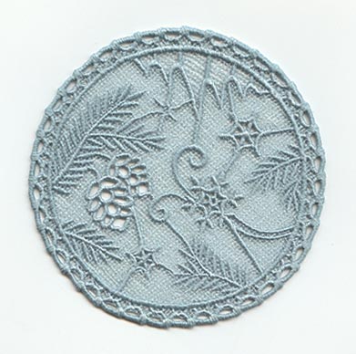 Snowflakes and Pine Cones Circle (Lace)