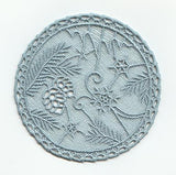 Snowflakes and Pine Cones Circle (Lace)