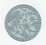 Snowflakes and Pine Cones Circle (Lace)