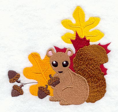 Autumn Squirrel Corner