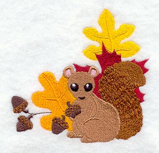 Autumn Squirrel Corner