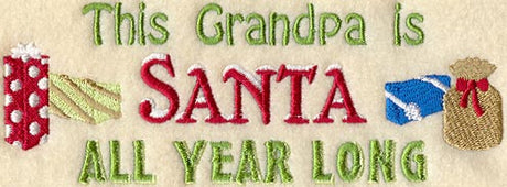 This Grandpa is Santa