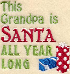 This Grandpa is Santa