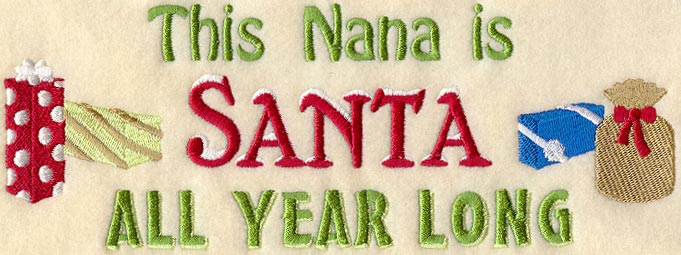 This Nana is Santa