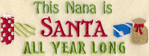 This Nana is Santa