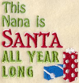 This Nana is Santa