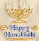 Happy Hanukkah and Menorah