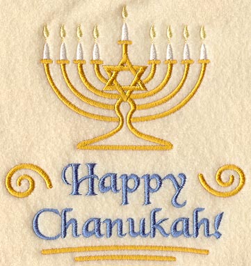 Happy Chanukah and Menorah