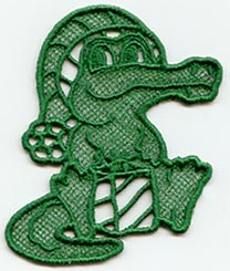 Christmas Alligator (Lace)
