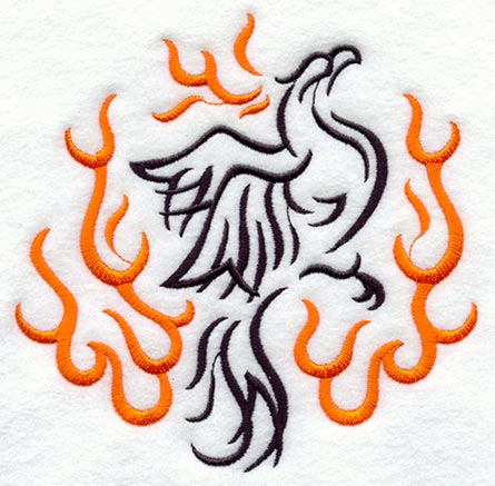 Phoenix and Flames