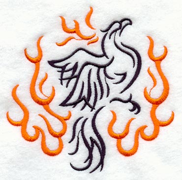 Phoenix and Flames