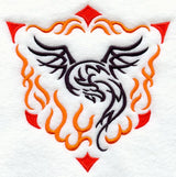 Phoenix and Flames Shield