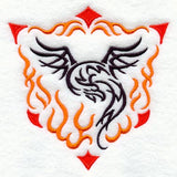 Phoenix and Flames Shield