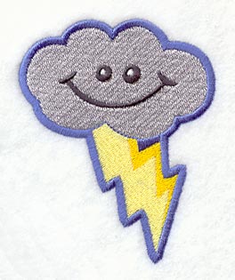 Stormcloud and Lightning Bolt