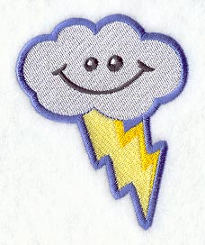 Stormcloud and Lightning Bolt