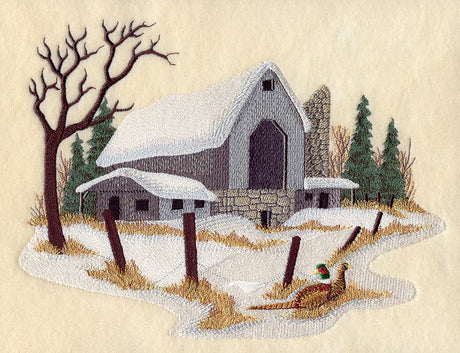 Rustic Barn in Winter