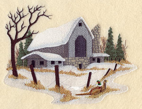 Rustic Barn in Winter