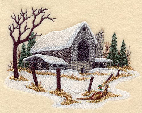 Rustic Barn in Winter