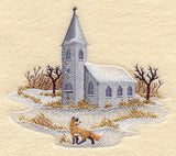 Country Church in Winter