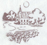 Church and Country Scene