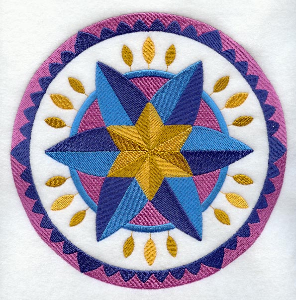 Rosette Pennsylvania Dutch Hex Sign