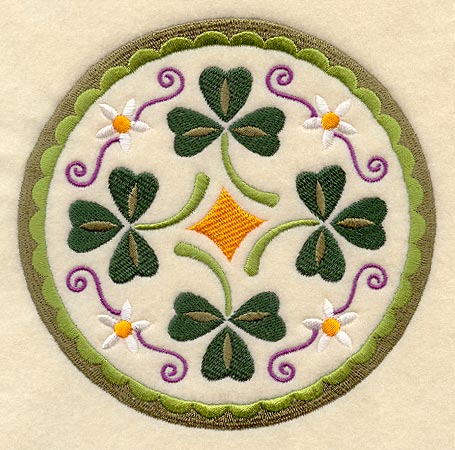 Shamrock Pennsylvania Dutch Hex Sign