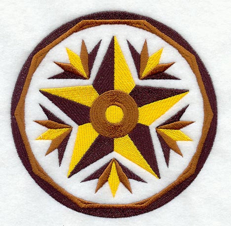 Starry Pennsylvania Dutch Hex Sign