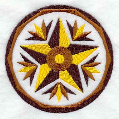 Starry Pennsylvania Dutch Hex Sign