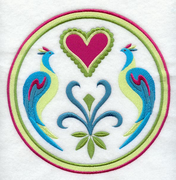 Bird of Paradise Pennsylvania Dutch Hex Sign