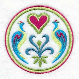 Bird of Paradise Pennsylvania Dutch Hex Sign