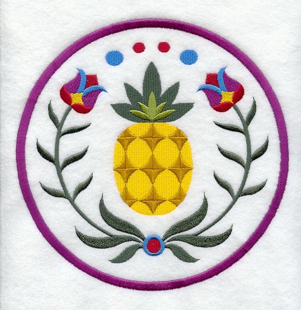 Pineapple Welcome Pennsylvania Dutch Hex Sign