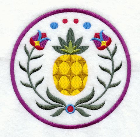 Pineapple Welcome Pennsylvania Dutch Hex Sign