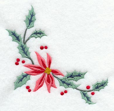 Christmas Wish Poinsettia Corner