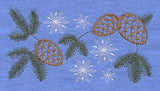Pine Cones and Snowflakes (Vintage)