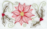 Christmas Poinsettia and Holly (Vintage)