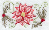 Christmas Poinsettia and Holly (Vintage)
